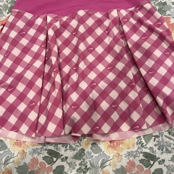 Nike Dresses & Skirts - Nike Pink Plaid Mini Skirt